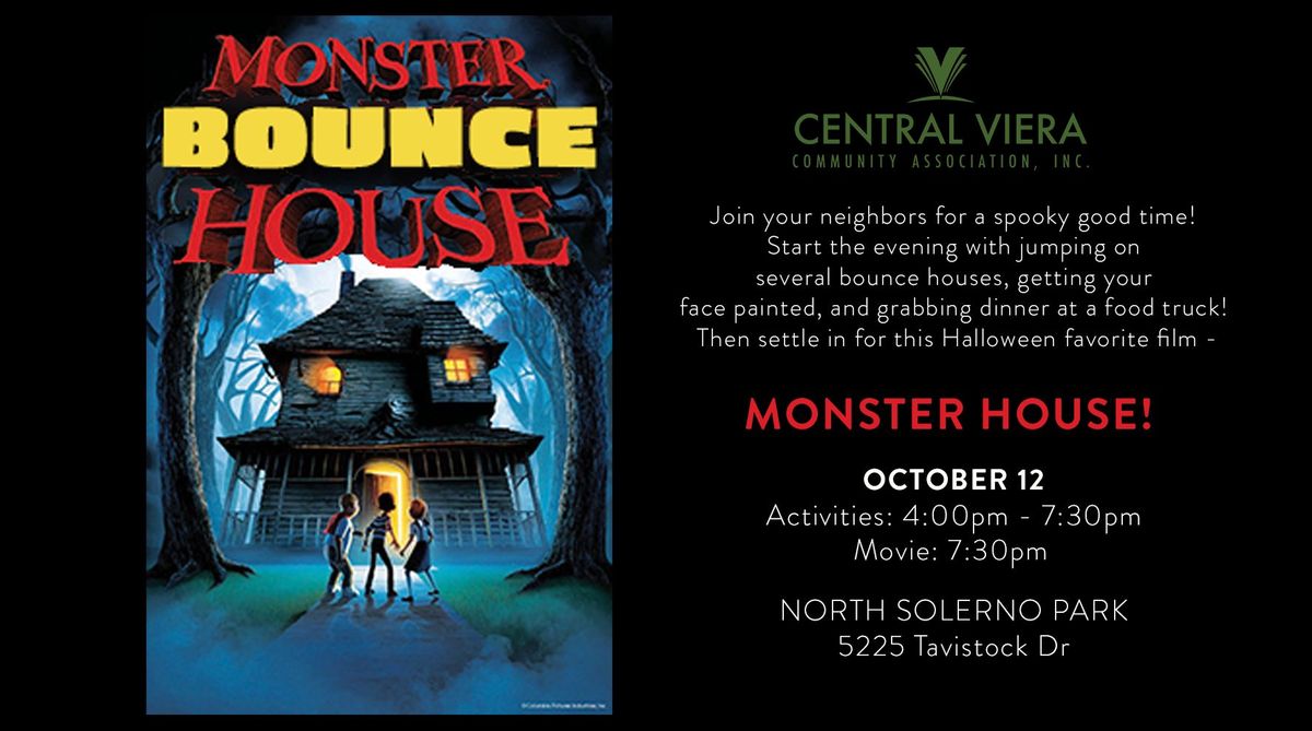 Monster BOUNCE House Movie Night! 