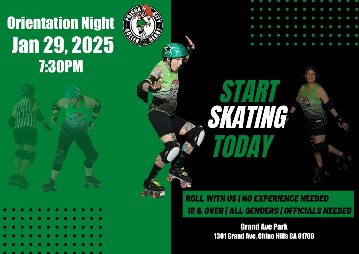 Prison City Roller Derby Orientation Night