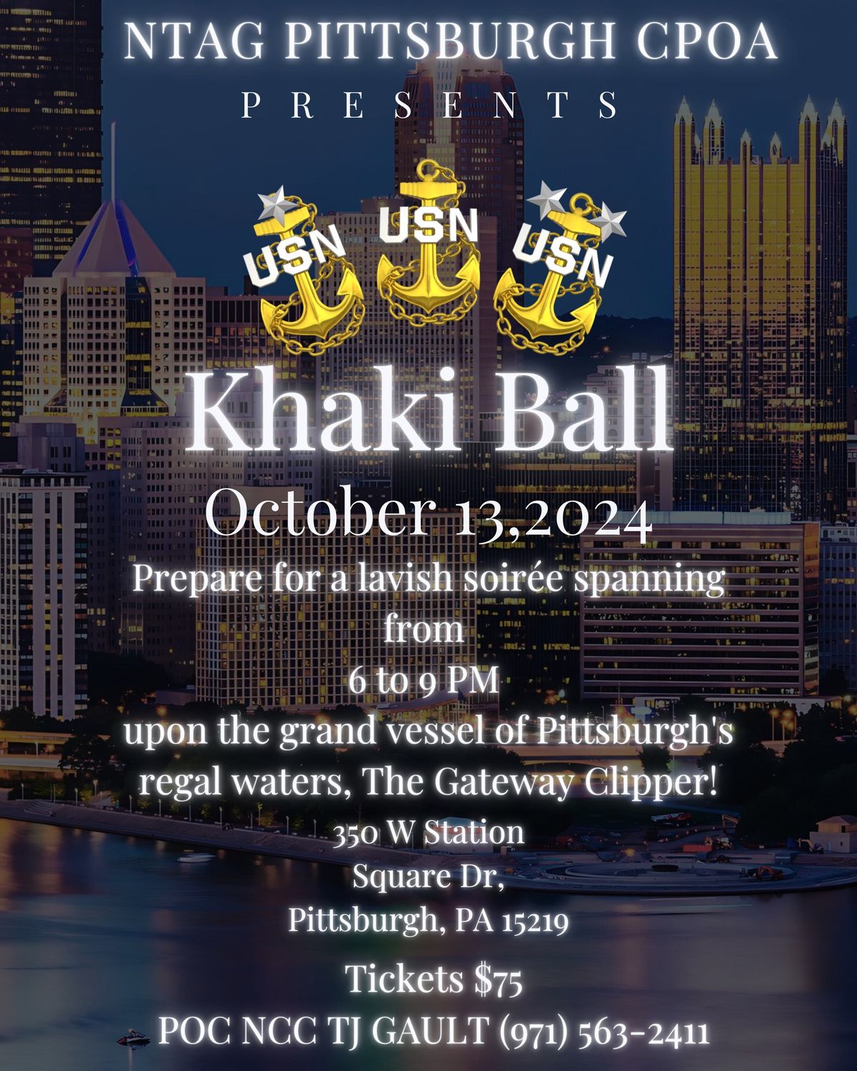 NTAG Pittsburgh CPO Khaki Ball