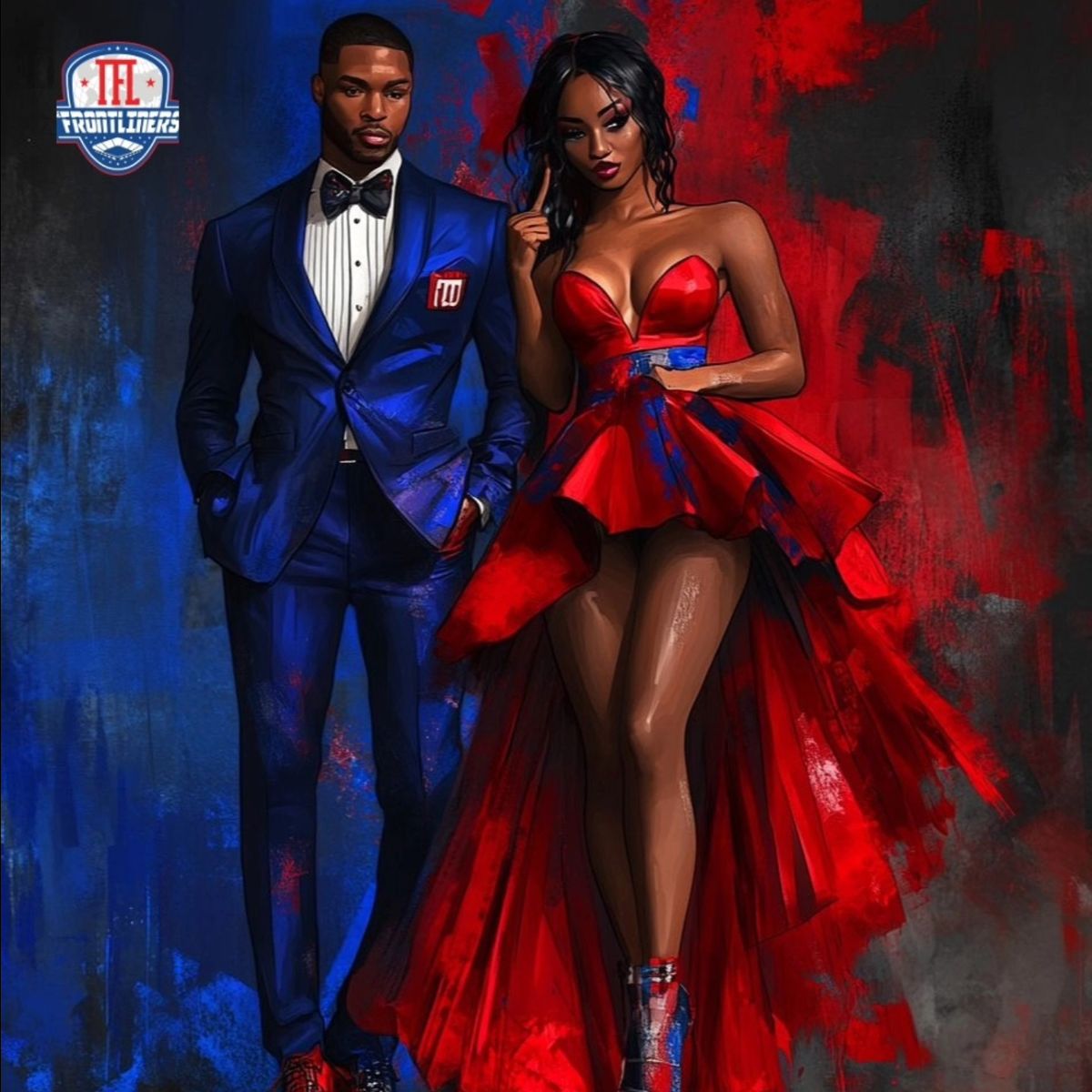 Frontliners Blue & Red Sneakerball