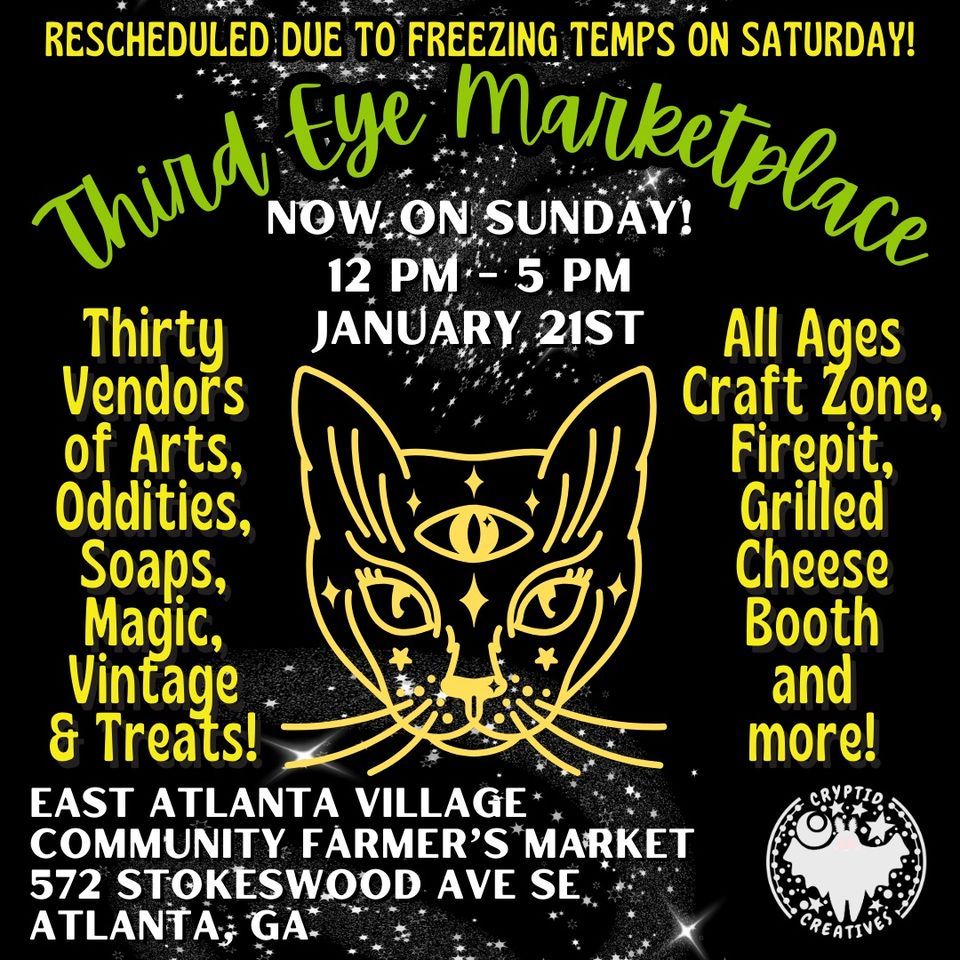 Third Eye Marketplace: Now on SUNDAY! Magical Arts and Handmade Creations