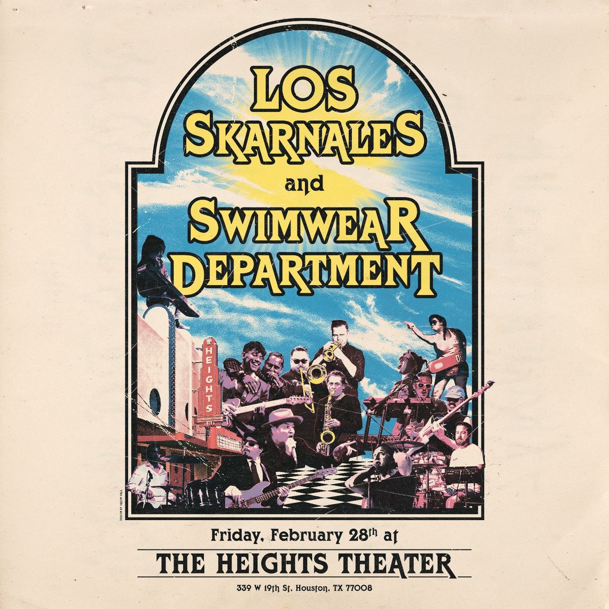 Los Skarnales and Swimwear Department at The Heights Theater