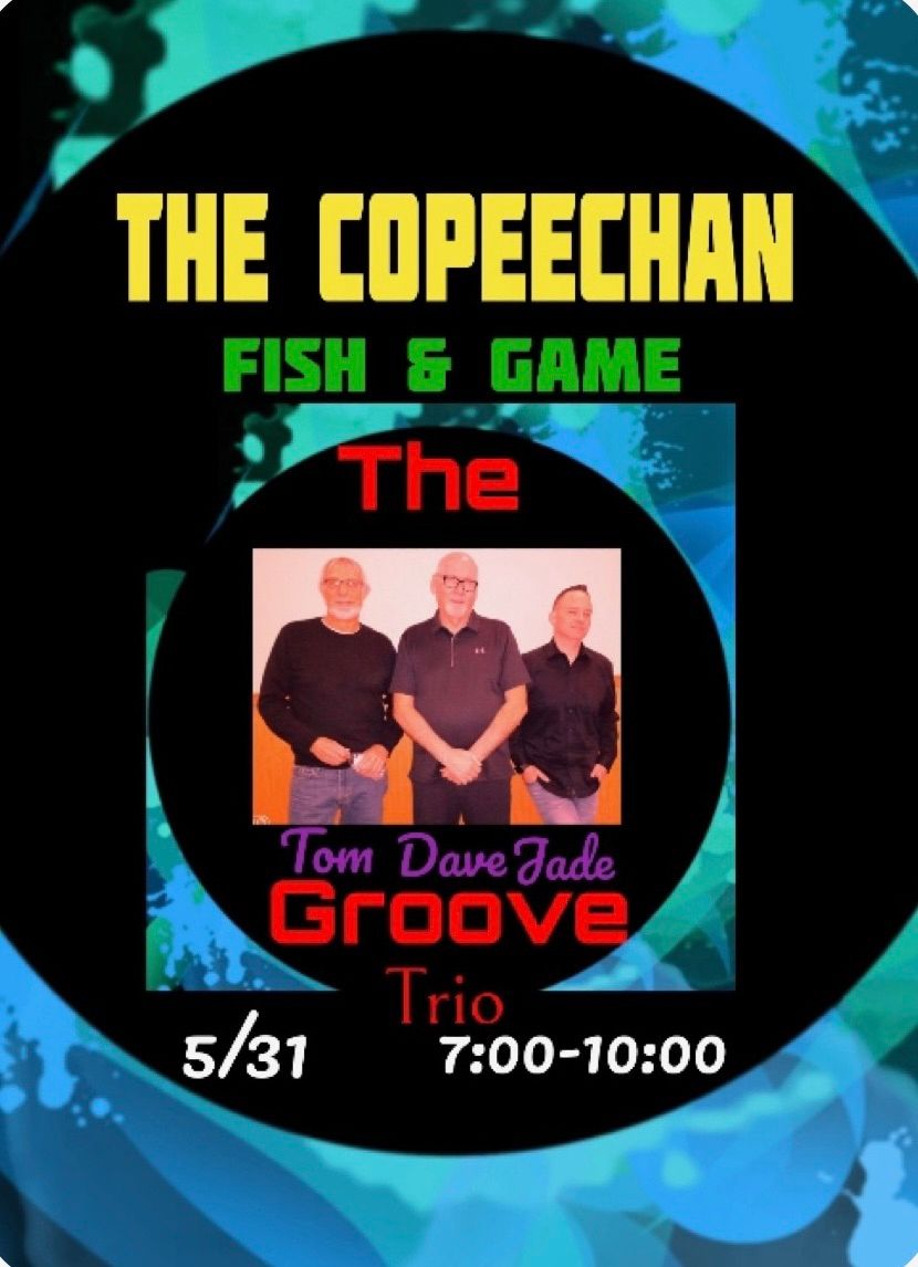 The Groove Trio, OPEN TO THE PUBLIC, Friday May 31st, 7-10pm