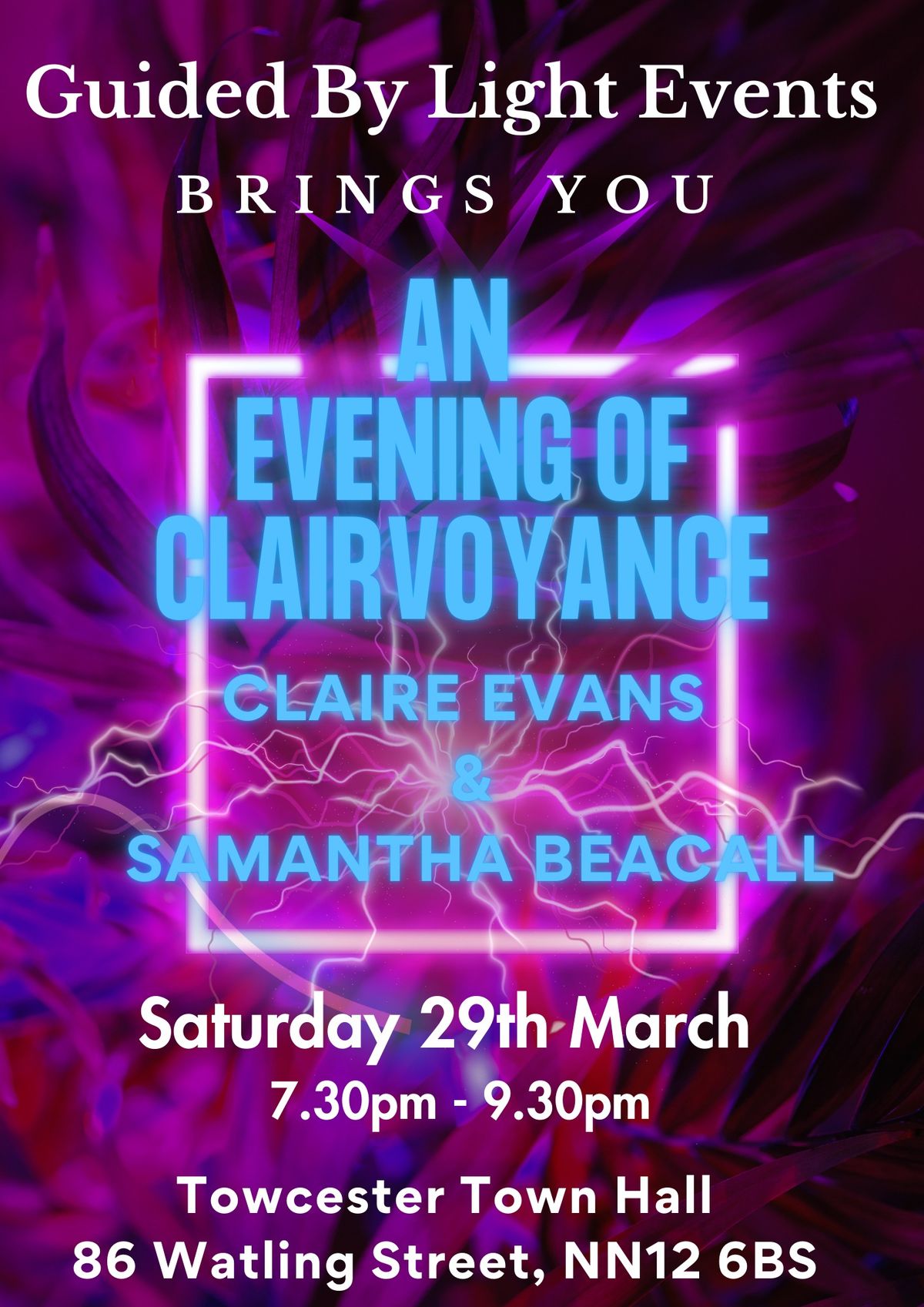 An evening of Clairvoyance with Claire Evans & Samantha Beacall!