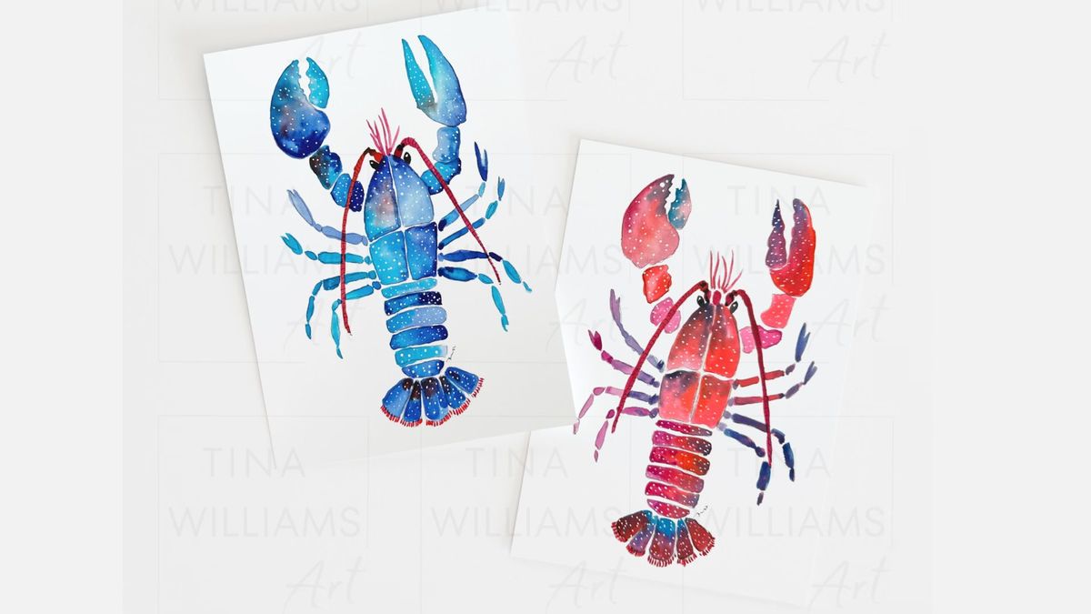 SOLD OUT Sip & Paint! Lobsters at the Holiday Inn