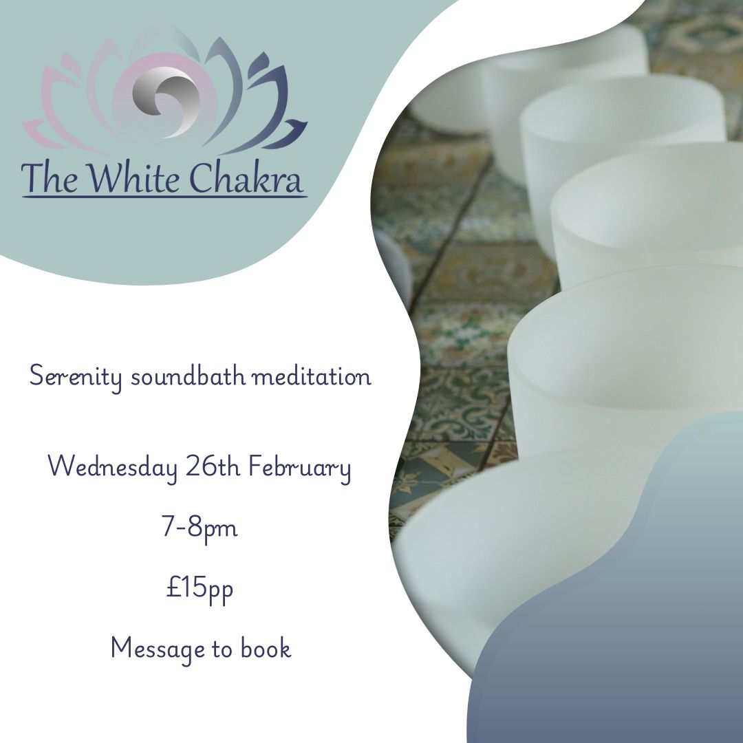 Serenity sound bath and meditation evening