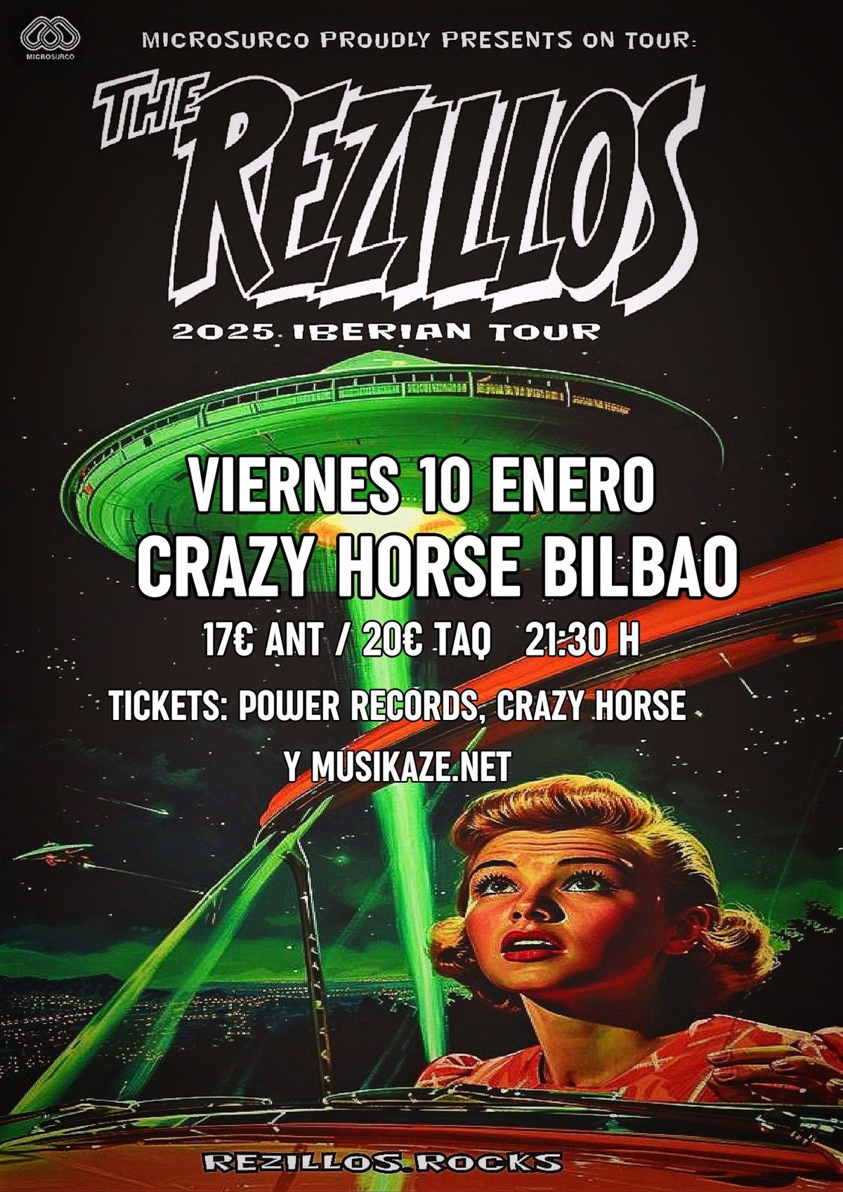 THE REZILLOS en Bilbao, CRAZY HORSE