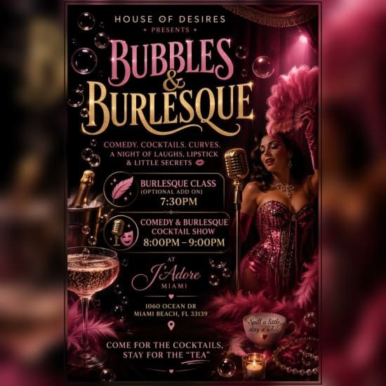 Bubbles & Burlesque: A Girls\u2019 Night Cocktail Experience