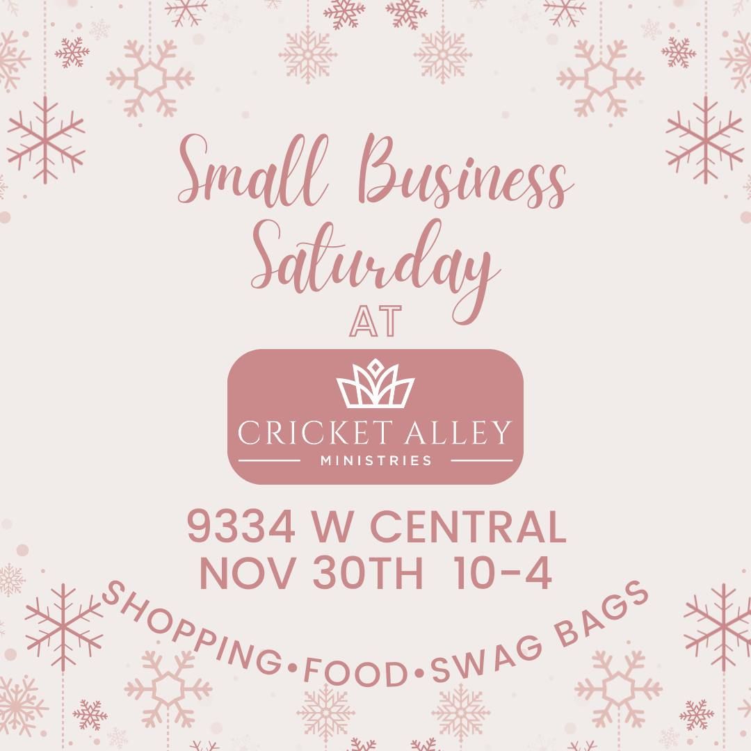 Small Business Saturday at Cricket Alley