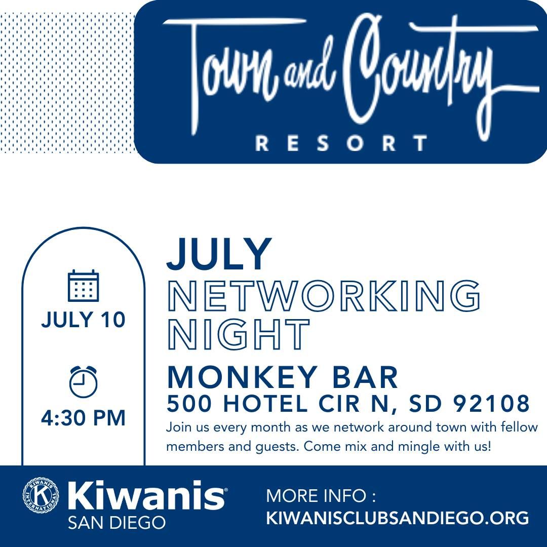 Networking Night ~ July 10 ~ Monkey Bar