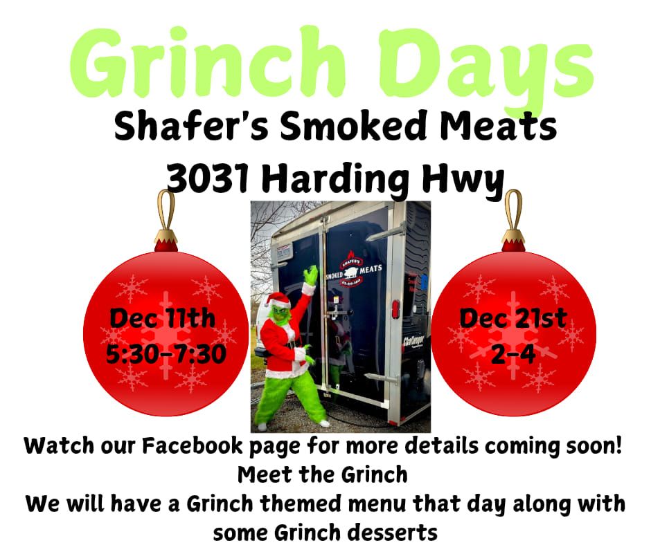 Grinch Day at Shafer's Smoked Meats 