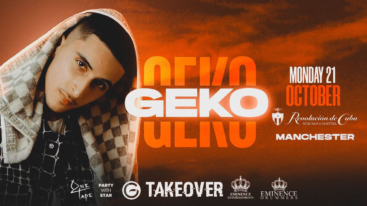 GEKO PERFORMING LIVE - MANCHESTER FRESHERS