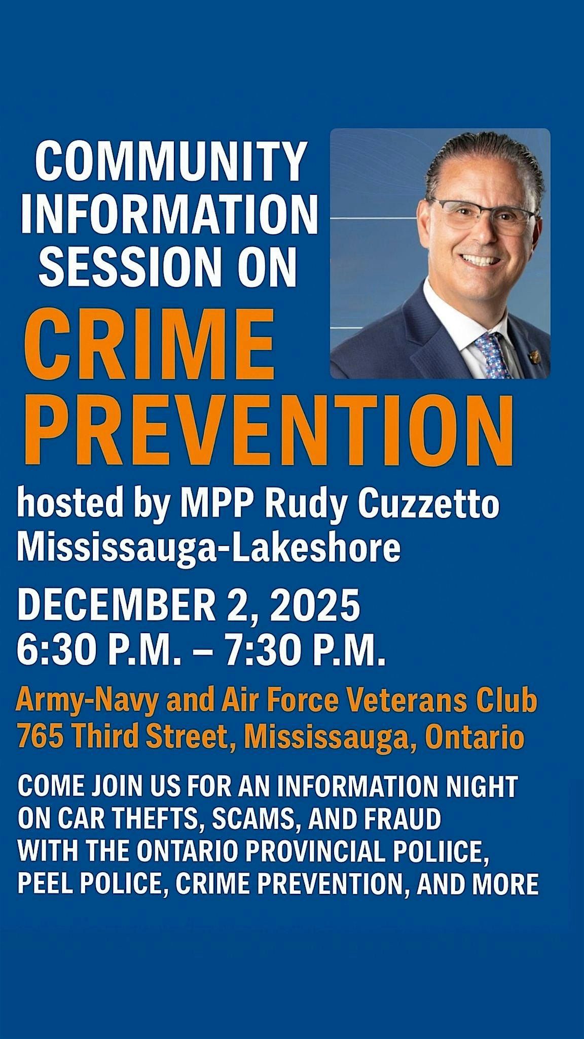 Community Information Session on Crime Prevention