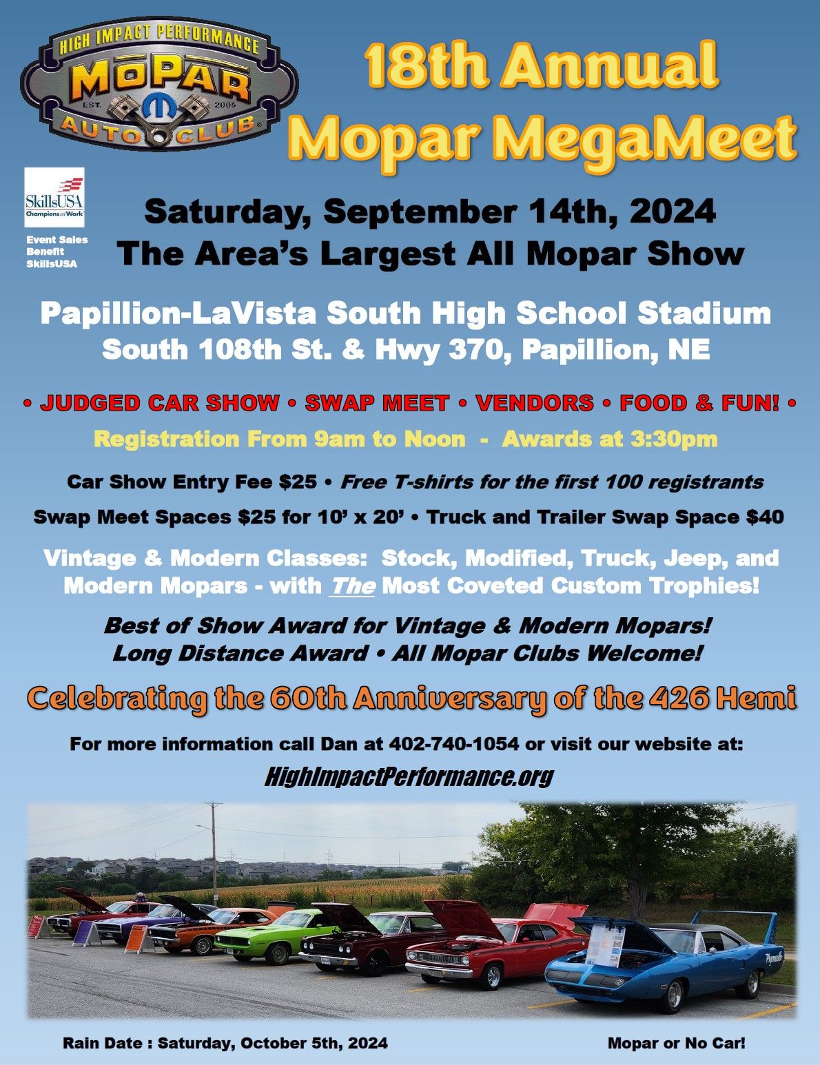 18th Annual Mopar MegaMeet - Car Show and Swap Meet