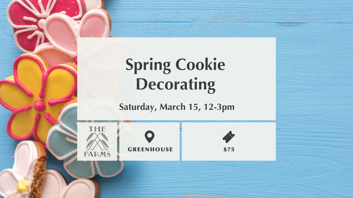 Spring Cookie Decorating