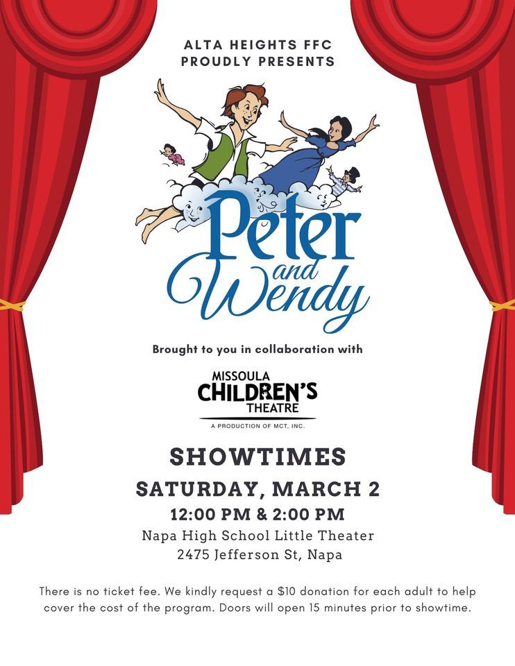 Peter & Wendy - Alta Heights Elementary