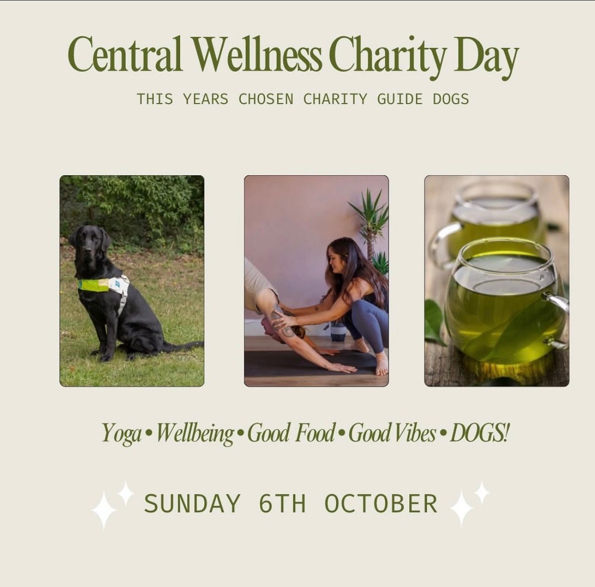 Central Wellness Charity Day \ud83e\uddd8\ud83c\udffc\u200d\u2640\ufe0f\ud83d\udc3e\u2728