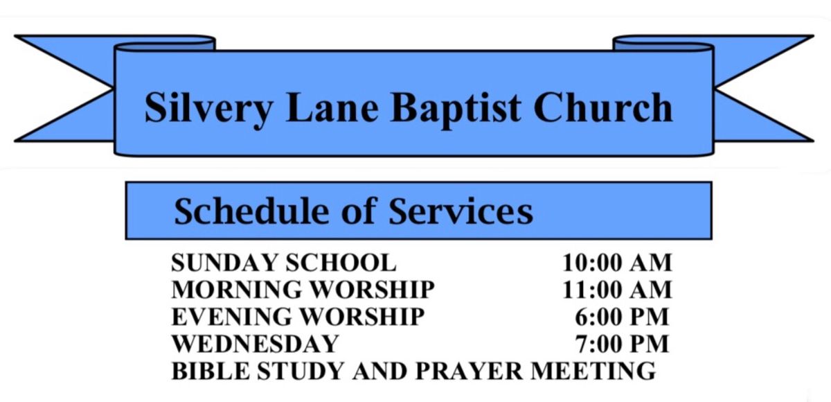 Sunday School, Worship Services & Prayer Meeting 