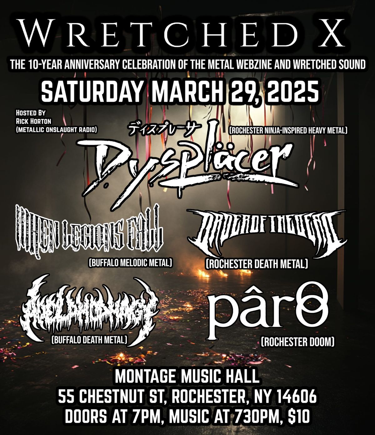 WRETCHED X: 10 YEARS OF LOCAL METAL NEWS