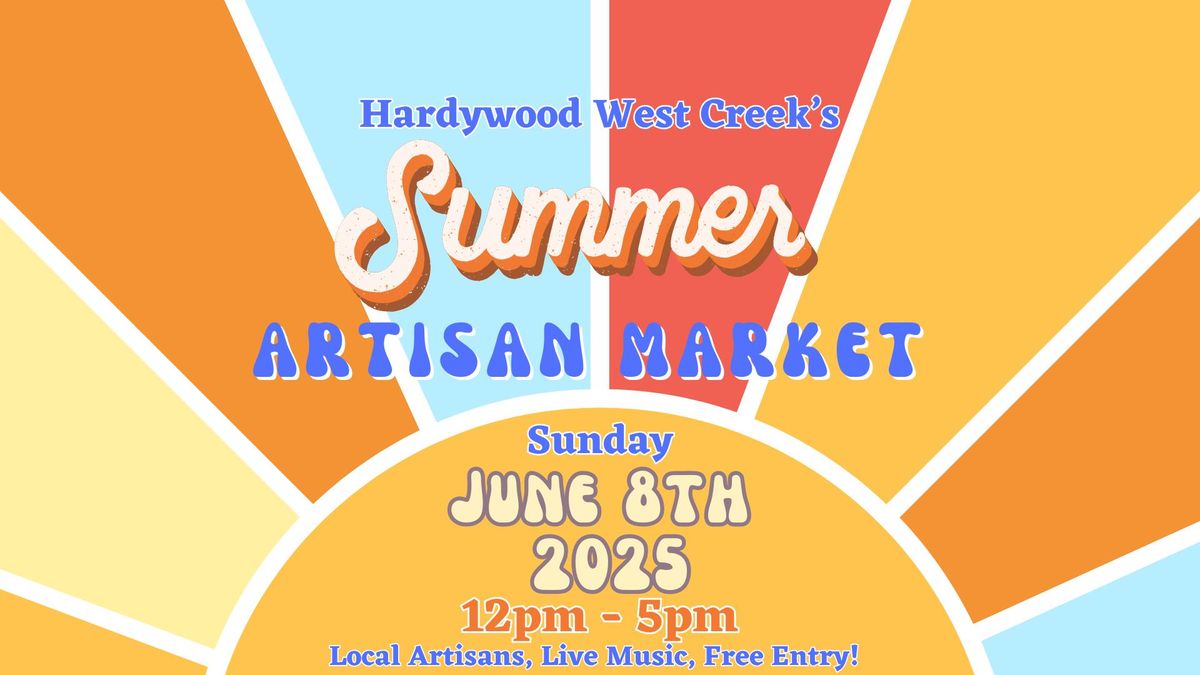 Summer Artisan Market at Hardywood West Creek