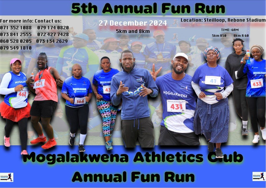 Mogalakwena Athletics Club  5th Annual Fun Run