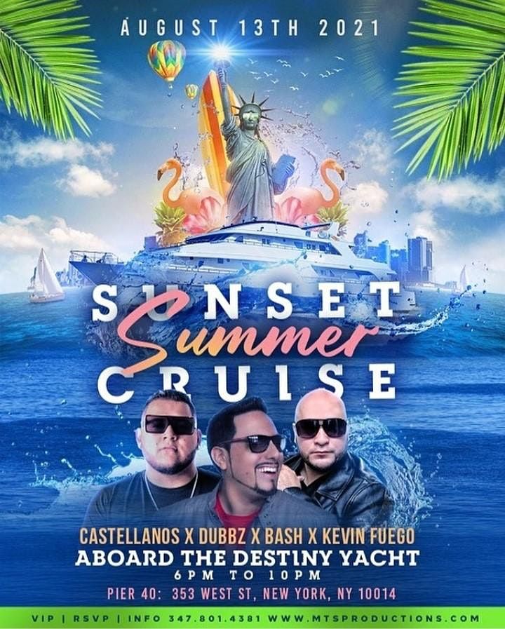 Sunset Summer Party Cruise At Destiny Yacht