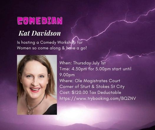 Comedy workshop with Kat Davidson