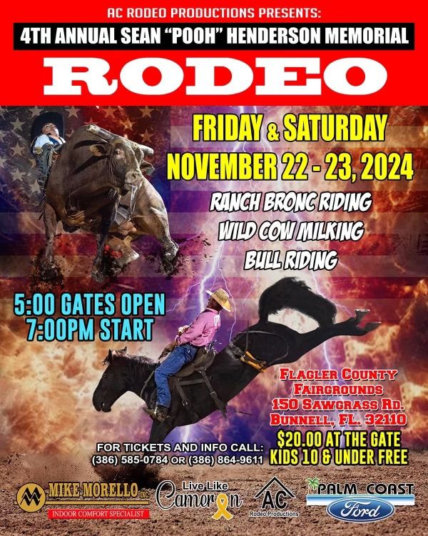 4th Annual Sean \u201cPooh\u201d Henderson Memorial Rodeo