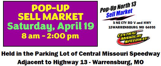 First Pop-Up Sale of 2025, April 19.