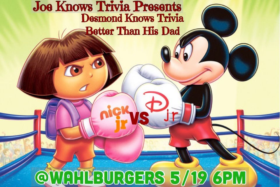 Kids Trivia! Nick jr VS Disney jr Night