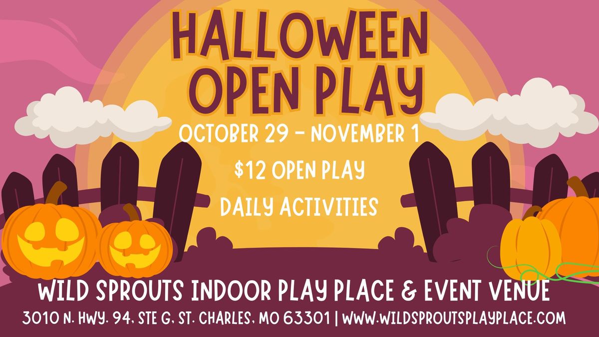 Halloween Open Play at Wild Sprouts