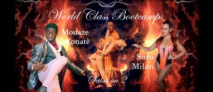 2 x World Class Mambo Bootcamps with Mouaze Konat\u00e8 & Sara Milan 