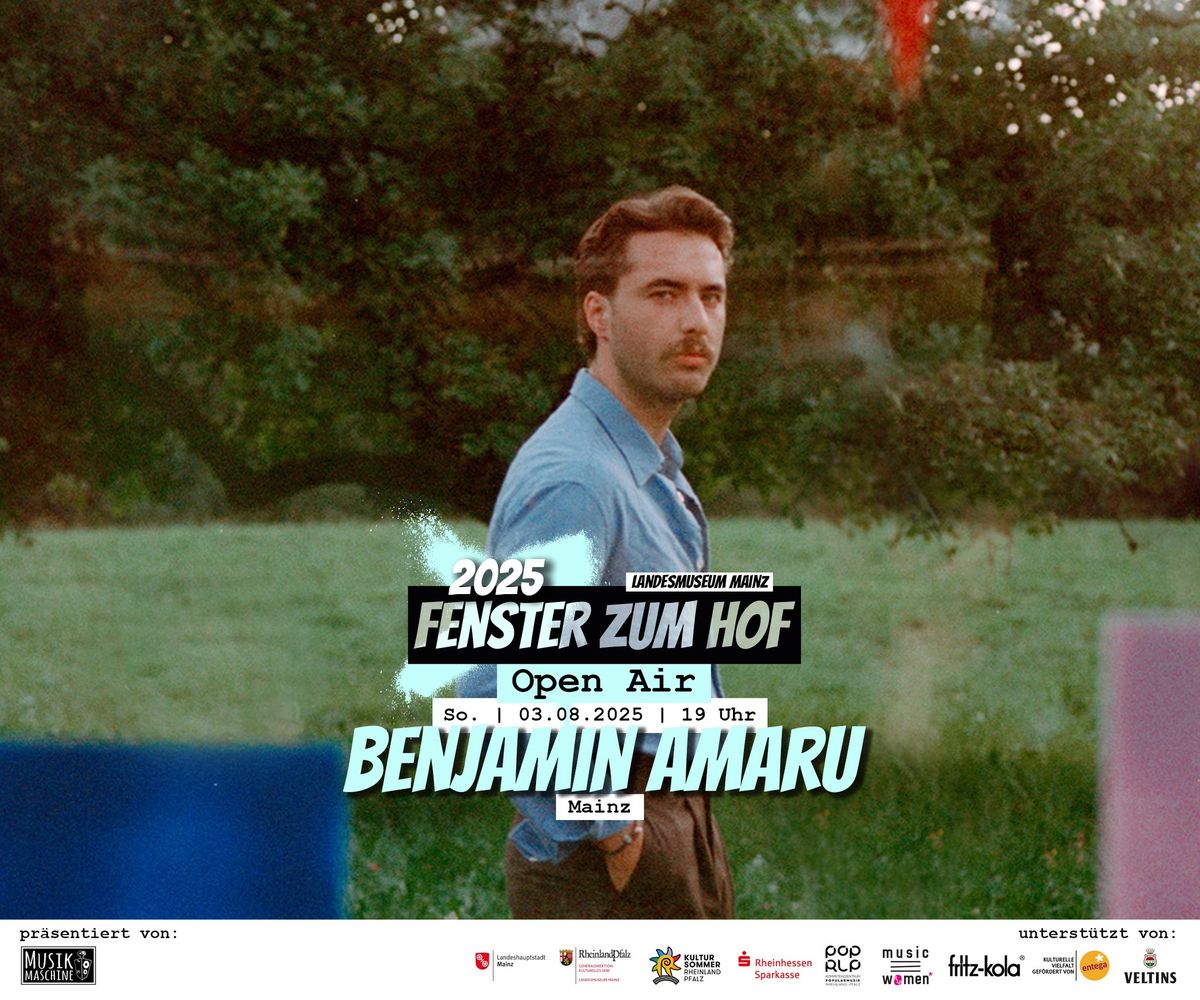 Benjamin Amaru x Fenster zum Hof-Open Air 2025