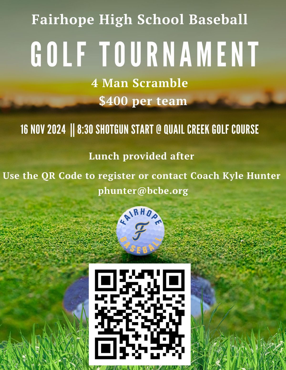 FHS Baseball Golf Tournament