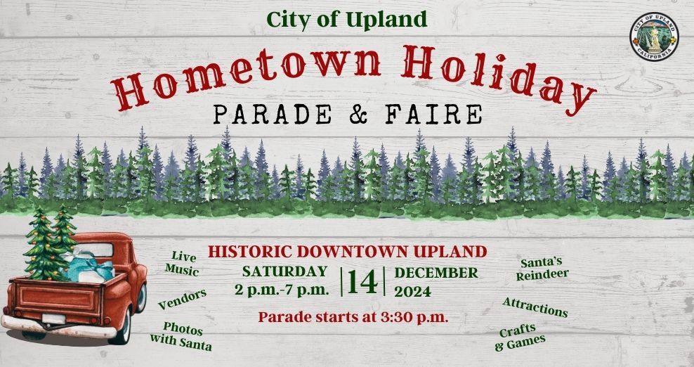 City of Upland Hometown Holiday Parade & Faire