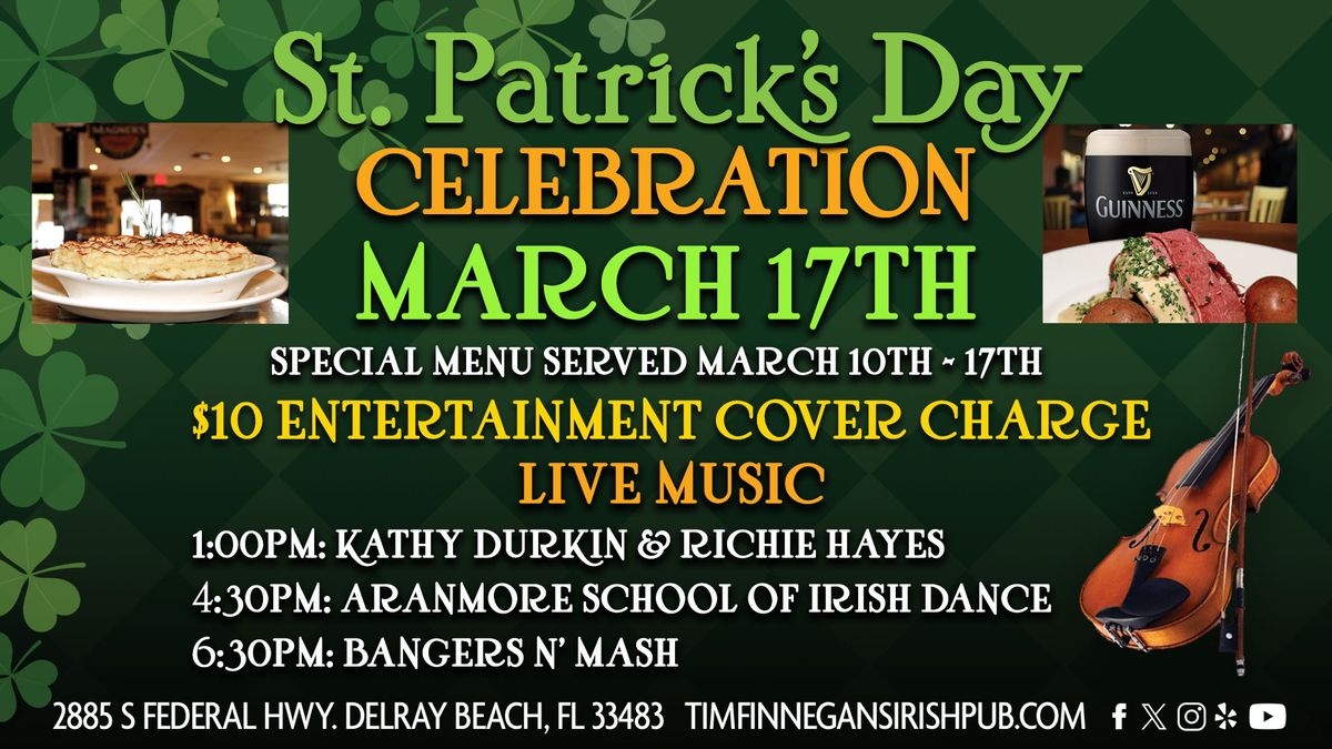 St. Patrick's Day Celebration 2025 at Tim Finnegans