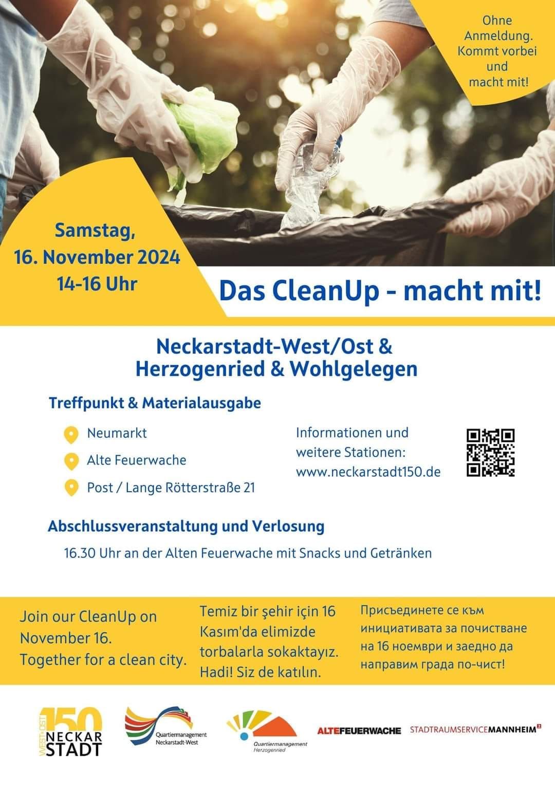 CleanUp in der Neckarstadt