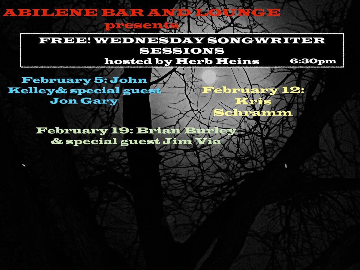 Wednesday Songwriter Sessions hosted by Herb Heins