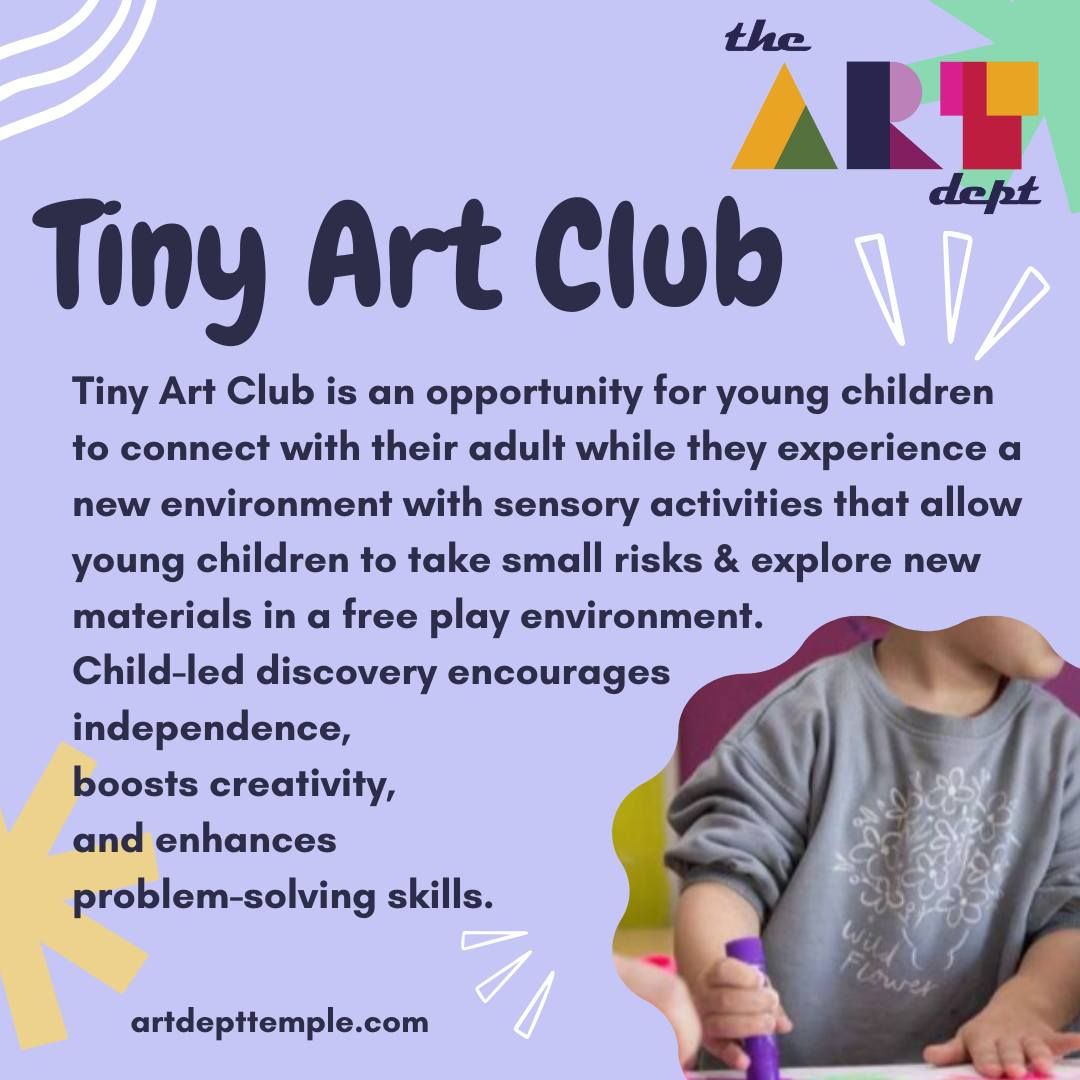 Tiny Art Makers Club- Thursday afternoons