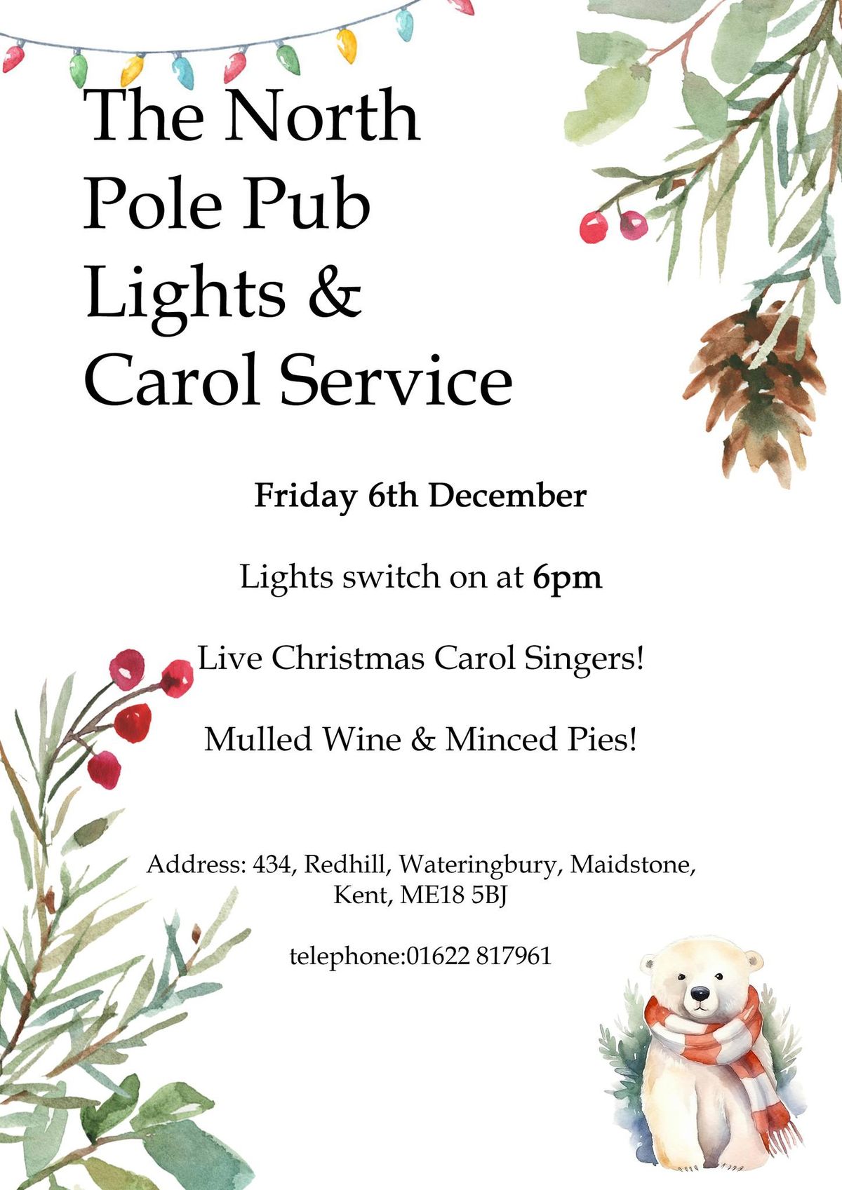 Christmas Lights Switch On & Carol Service