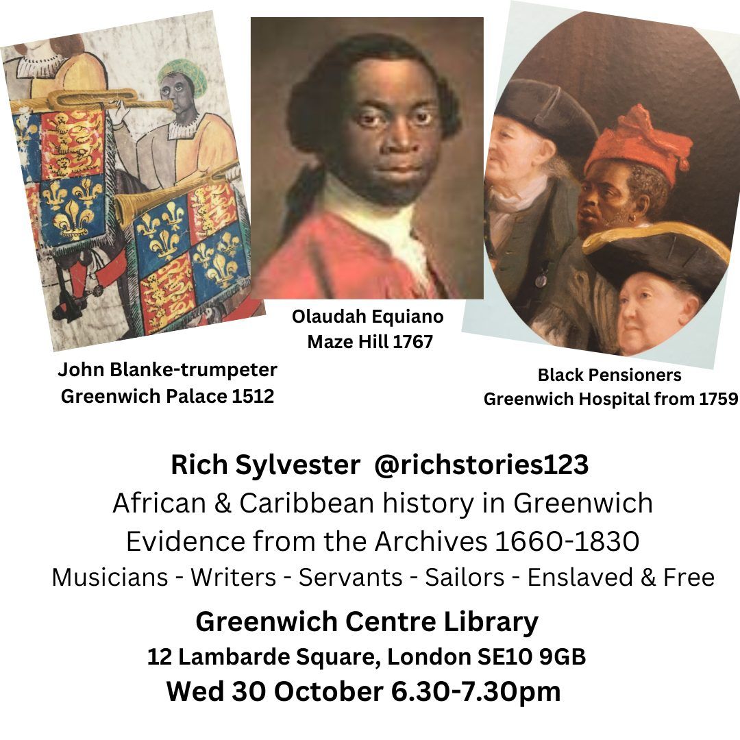 Remembering Africans in Greenwich - Research in progress 1660-1830