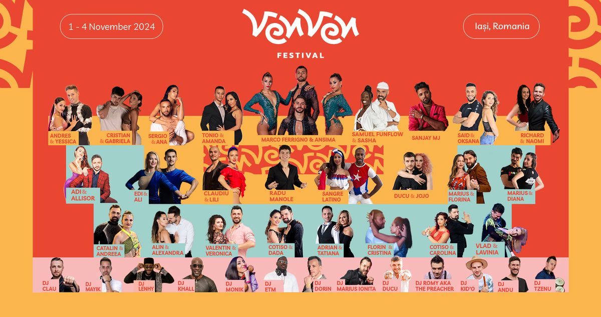 VenVen Dance Festival - 1-4 November 2024 - Agora Center, Iasi, Romania