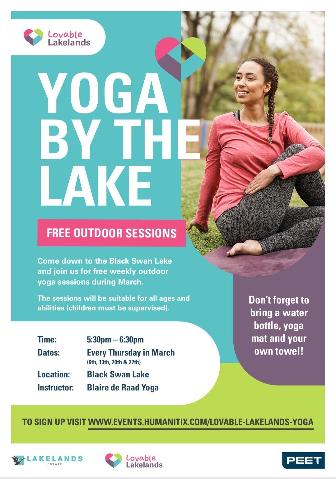 Free Yoga at Black Swan Lake