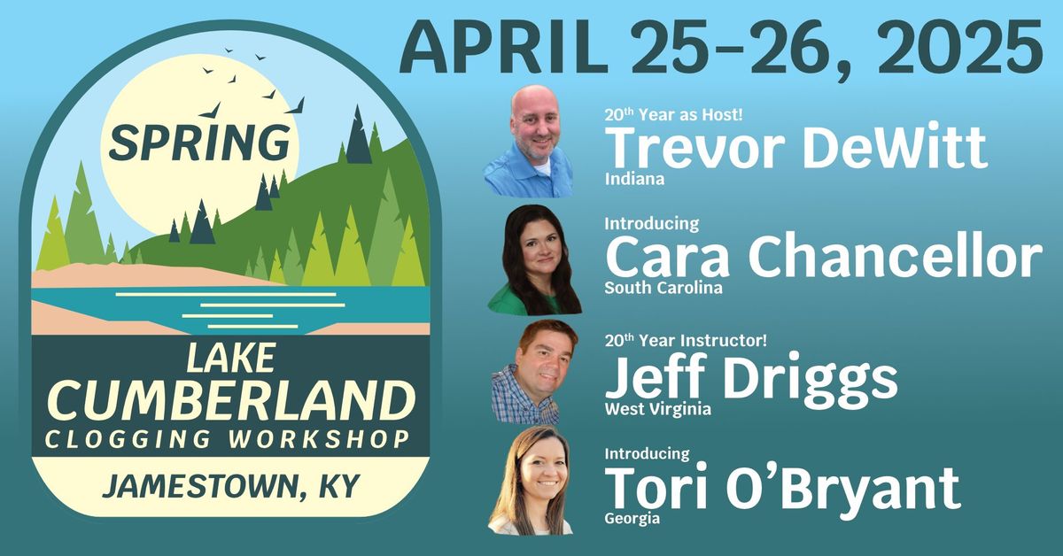 Spring Lake Cumberland Clogging Workshop - April 25-26, 2025