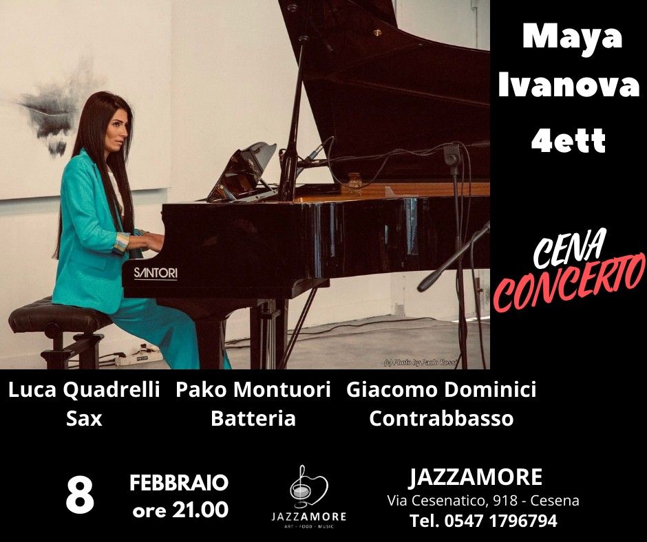 Cena Concerto : Maya Ivanova 4ett al Jazzamore