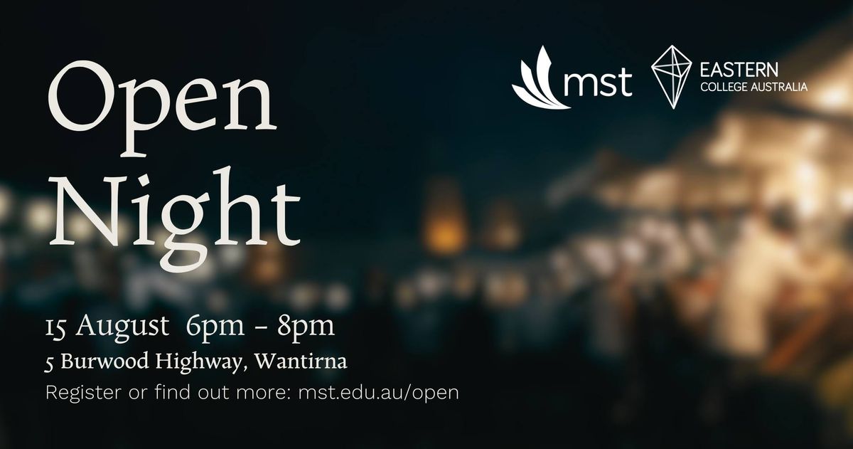Open Night at MST