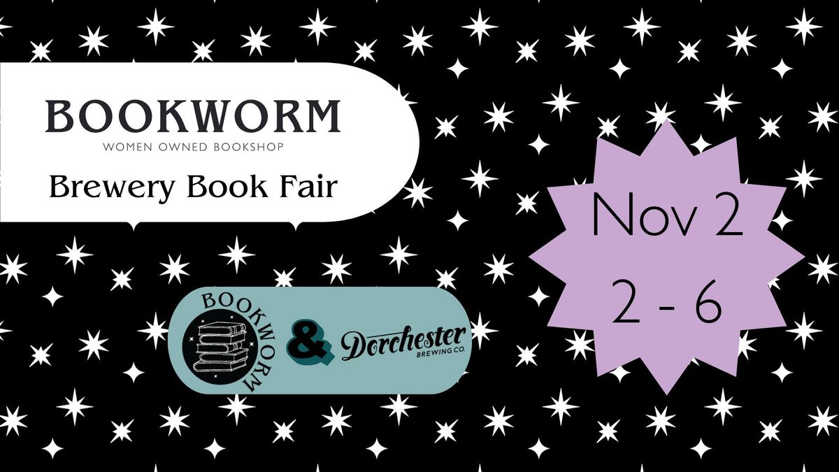 Bookworm Brewery Book Fair at Dorchester Brewing