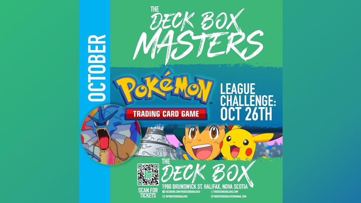 Pokemon Masters League Challenge (Saturday October 26th @ 1:00pm)