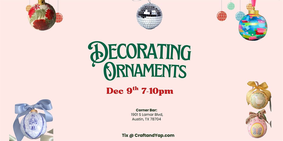 Decorating Ornaments