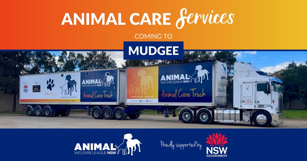 AWL NSW Animal Care Truck in Mudgee